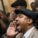 Protesters demonstrate outside Chicago City Council chambers Dec. 9, 2015, as Chicago Mayor Rahm Emanuel addresses a special session of the council. Many are calling for the mayor’s resignation amid allegations of extreme police misconduct and an administration coverup.
Scott Olson/Getty Images
